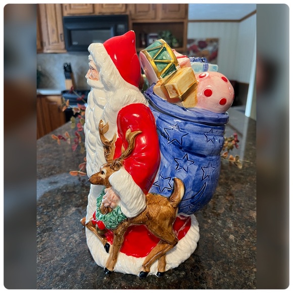 Marshall Field’s, Dayton’s-Vintage Ceramic Santa Cookie Jar-1991 - Picture 2 of 9